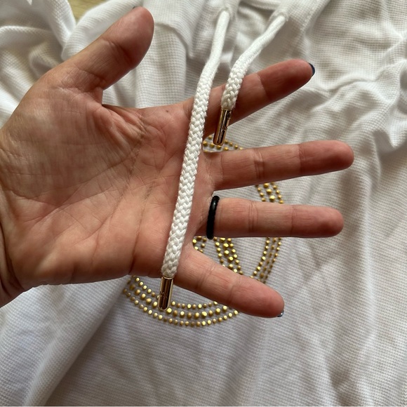 Michael Kors White Knit with Gold Accents - Picture 4 of 7